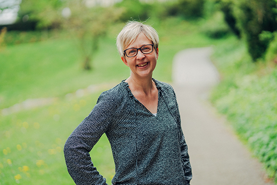 Die Sekretärin Verena Heber